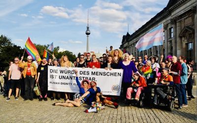 Tuntenspaziergang in Berlin-Mitte am 5. Juni 2021