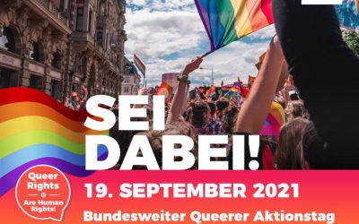 SEI DABEI! Bundesweiter Queerer Aktionstag der Initiative GRUNDGESETZ FÜR ALLE