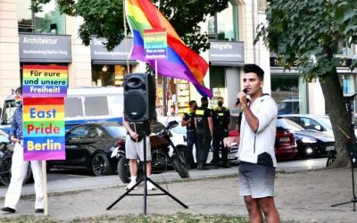 Andacht und Protestkundgebung anlässlich queerfeindlicher Gewalt