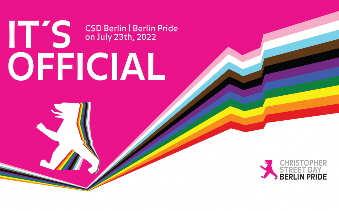 Am 23. Juli 2022 startet der 44. CSD Berlin | Berlin Pride