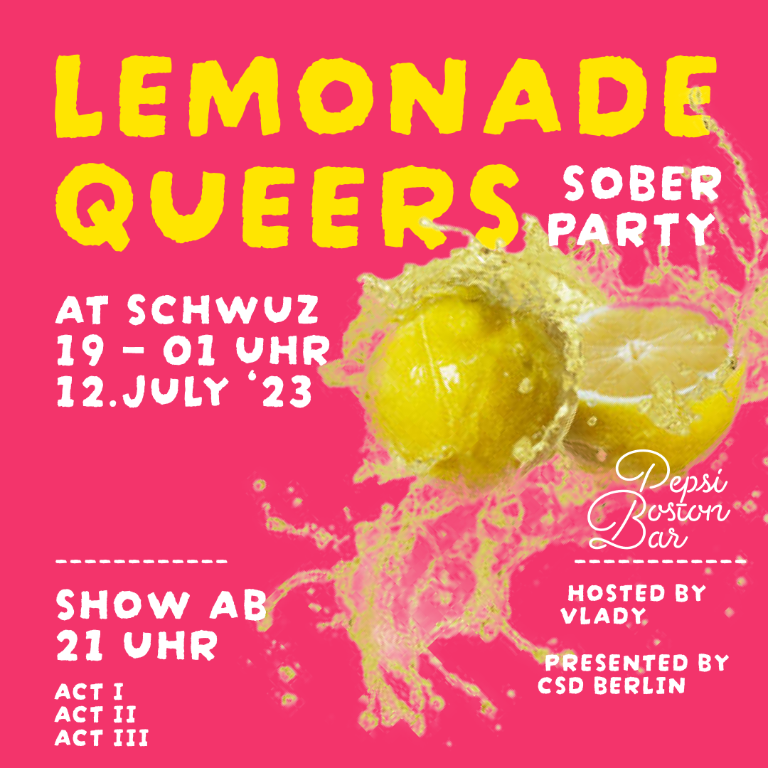 Lemonade Queers – Sober Party