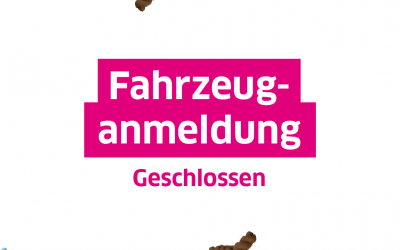Fahrzeuganmeldungen CSD 2023 geschlossen