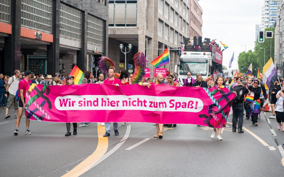45. Berlin Pride Demonstration zieht durch Berlin