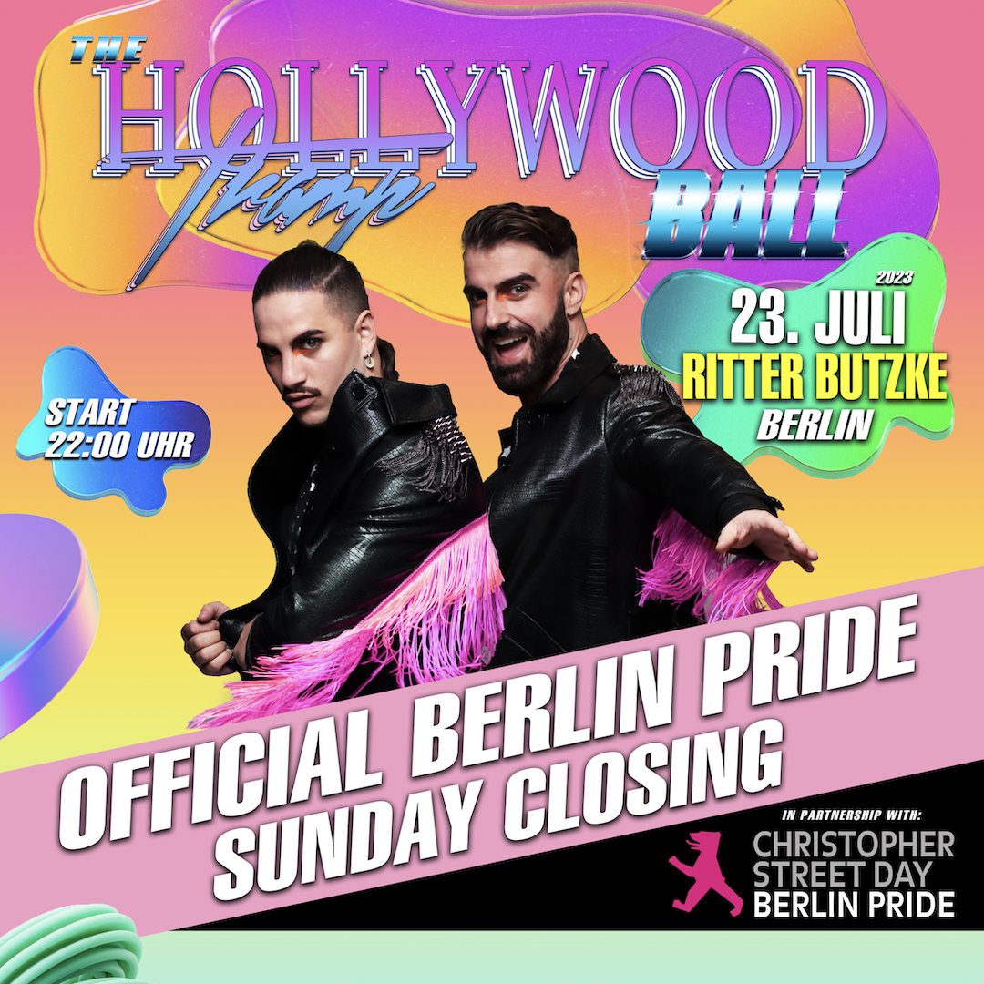 The Hollywood Tramp Ball – Official Berlin Pride Sunday Closing