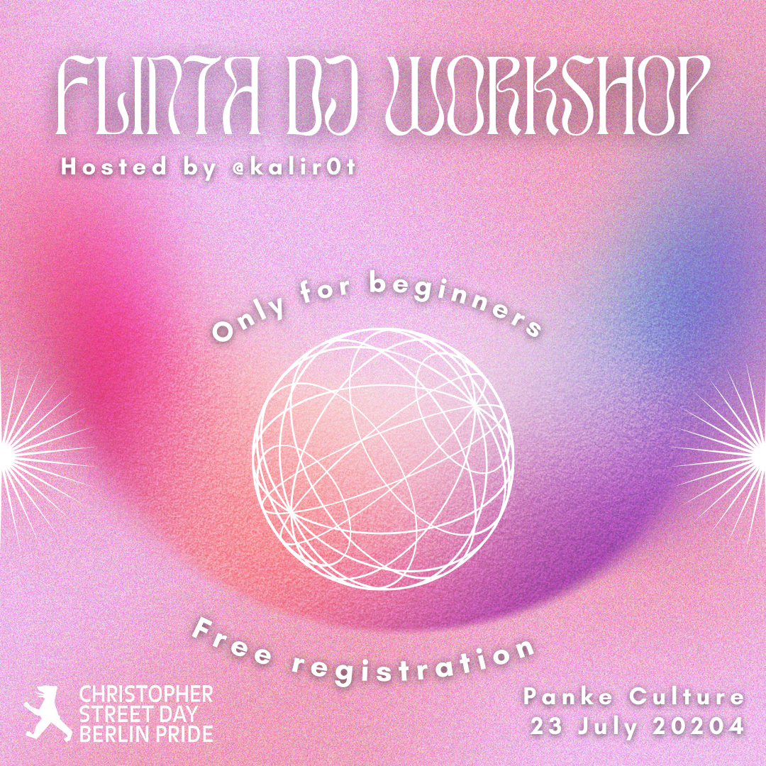 Flinta DJ workshop by Kali (she/her)