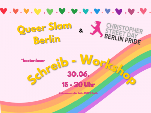 Poetry Slam Schreibworkshop QUEER SLAM BERLIN