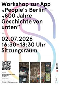 Queere Geschichte entdecken – Workshop zur App „People’s Berlin“